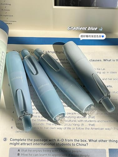 4 Pcs Double Sided Tape Pen,Double Sided Tape Roller,Doubles Tapes Pens for Wrapping Paper,Glue Tapes Pens (4 Sets)