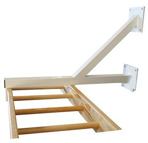 Softee Equipment 0501817 Herraje para Escalera Horizontal, Women's, Blanco, S