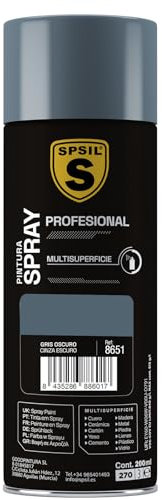 SPRAY PINTURA COLOR GRIS OSCURO 200 ML. 8651