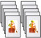 WOLTU Bilderrahmen 13x18 cm Set of 10 Fotorahmen aus Kunststoff mit Passepartout, Posterrahmen zum vertikalen oder horizontalen Aufhängen/Aufstellen, Collage Wanddeko, Schwaz