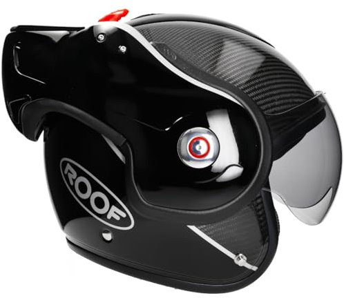 ROOF Helm Boxxer carbon / glans zwart maat L
