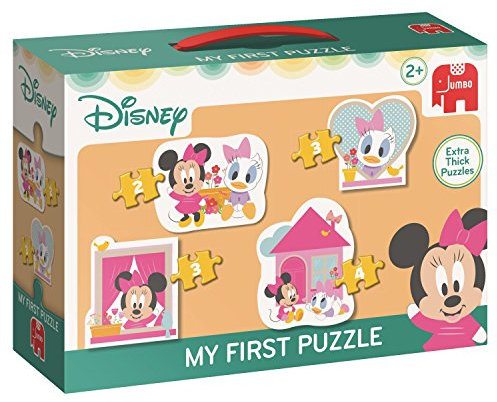 Disney 19646 Mouse Mickey & Friends Minnie Maus Puzzle, grün
