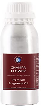 Mystic Moments | Champa Flower Fragrance Oil - 500g - Perfect for Soaps, Candles, Bath Bombs, Oil Burners, Diffusers and Skin & Hair Care Items