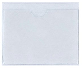 FGF-EU Trasparente Autoadesivo Supporto per il permesso di parcheggio Confezione da 1 biglietto e Nota Adesivo posteriore Proteggi copertura per Auto, Distintivi, Parabrezza