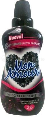 6 X Mon Amour ammorbidente nero seduzione ammorbidente concentrato ammorbidente 650 ML