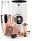 Buddy's Bar - Boston Bar-Set, 700 ml, shaker per cocktail Boston, misuratore da bar, pestello, colino da bar, sicuro per alimenti, set da bar con scatola regalo, rame lucido