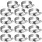 MIAHART 21-38mm Schlauchschellen Edelstahl verstellbare Schneckengewinde-Schlauchschellen für flexibles Schlauchrohr 14er Pack (21-38mm)