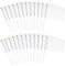 Toyvian 24Pcs Mini Drapeaux Blancs Petit Petits Drapeaux Vierges Drapeaux de Poche Bâtons Mini Drapeaux Personnalisés Drapeaux Blancs Drapeaux Blancs