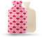 DIVCHI Hot Water Bottle with Cover - Natural Rubber Hot Water Bottle - Large Capacity - Hot Water Bag for Cosy Nights, Pain Relief, Back, Neck and Shoulders - Great Gift for Women