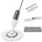 True & Tidy SPRAY-360A Clean Everywhere Spray Mop Kit Premium Floor Spray Mop - Includes Flat Mop Head, Round Mop Head, Squeegee Mop Head, Refill with Any Cleaning Solution, Machine Washable Mop Pad