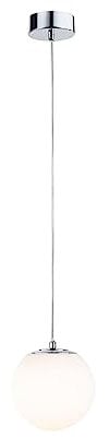 Paulmann 71066 LED Pendelleuchte Selection Bathroom Gove IP44 9W Chrom, Satin Badleuchte
