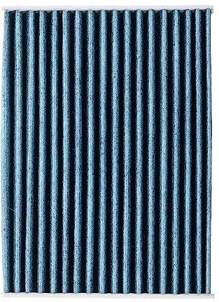 RIDEX PLUS Innenraumfilter 424I0593P Pollenfilter Aktivkohle & Höhe: 35 Breite: 181 Länge: 250