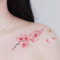 3 pcs Carpa Roja Koi Tatuajes Temporales Espalda Clavícula Tobillo Simulación Tatuaje Pegatinas Estilo Chino Hombres Y Mujeres