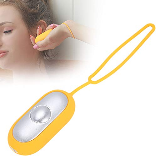 Sleep Aid Device, Sleeping Aids Sleep Help USB Charging Holding Sleep Aid Instrument, Chill Pill Device Microcurrent Sleep Aids for Insomnia, Sleeping Aids Device for Adults Stress Relief (Yellow)