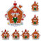 2024 Ornamento natalizio personalizzato per la famiglia, decorazione da appendere all'albero di Natale con i nomi dei membri della famiglia