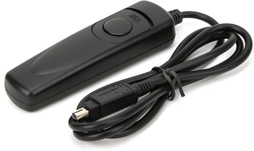 SLR Shutter Release Remote Trigger for Nikon D80 D70S Camera, Lightweight and Portable, Easy to Carry, 90cm Shutter Release Line, Black