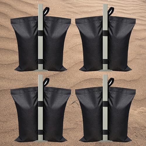 HipierFx 4 Pezzi Pesi per Gazebo da Esterno Zavorre Usati per Aumentare Il Peso delle Gambe di Gazebo Tende da Giardino Ombrelloni Trampolini