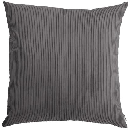 mokebo XXL Sofakissen 'Das Anschmiegsame', gemütliches Riesenkissen, XXL Kissen oder Jumbokissen mit Cordbezug, auch als Couchkissen, Liegekissen oder Bodenkissen in Anthrazit, 90x90x10 (B/H/T in cm)