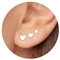 Halora Ohrringe Silber Stecker Ohrstecker Silber Klein Set Damen Herz Ohrringe FüR Mehrere OhrlöCher Silver Heart Earrings for Women