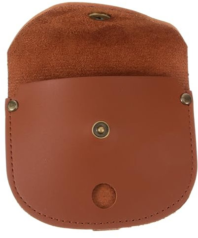 CALLARON Pu-leder Taschenuhrenetui Reiseetui Robust Leder-uhrenetui Für Outdoor Camping Tragbarer Taschenuhrenhalter Mit Schutz Praktische Uhrenaufbewahrungstasche Für Taschenuhren