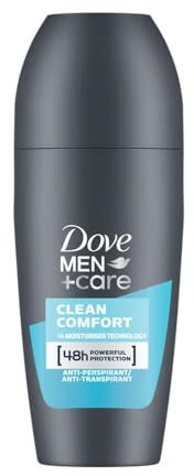 6x DOVE Men + Care Deodorant Clean Comfort Deoroller - 50 ml