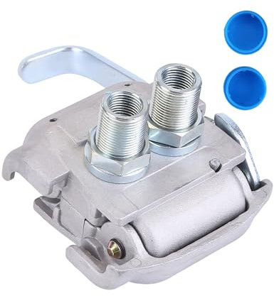 LICHENGTAI 4528020090 4528020070 Kupplungskopf Schnellkupplung Deichselanhänger für Duo-Matic M16 x 1,5 Zugmaschine Kopf