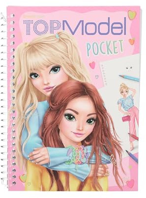 Dessin et coloriage enfant Top Model Album � colorier de poche