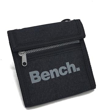 Bench Brustbeutel Brusttasche mit Reißverschluss Reisegeldbeutel, Geldbeutel (Schwarz)