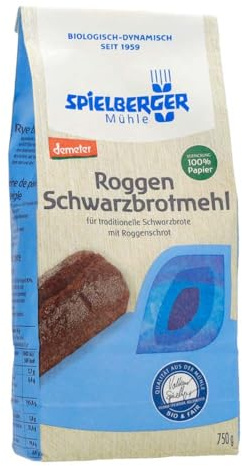 Spielberger Mühle Roggen Schwarzbrotmehl, demeter, 750g