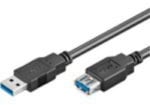 Microconnect usb3.0aaf5b – USB Kabel (USB 3.0, A, USB A, 5000 Mbit/s, 5 m, USB) schwarz