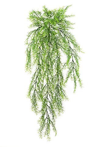 artplants.de Künstliche Spargelkrautranke, 11 Zweige, grün, 75cm - Künstliche Ranken - Kunstpflanze