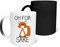 Acen divertente tazza termosensibile in ceramica con scritta Oh For Fox Sake, bianca, personalizzabile, 312,5 ml