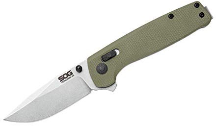 SOG Unisex – Erwachsene Terminus XR G10 OD Taschenmesser, Oliv, 18,3 cm