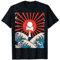 Japanische Wellen bei Sonnenaufgang gebären Kendama T-Shirt