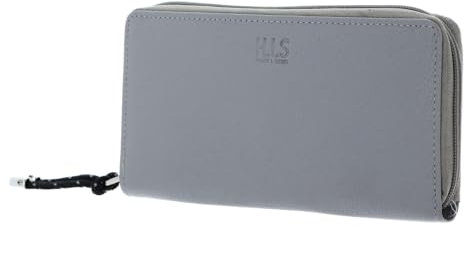 H.I.S Zip Around Wallet Grey