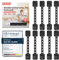 REDTRON Bébé de sécurité Verrouillage(Amélioré), Lot de 9 Bloque tiroir securite Enfant/Bébé, pour Tiroir, Fours, Toilettes, Réfrigérateur(Noir, pas d'outil nécessaire)