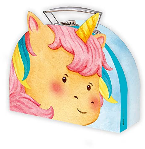 Trötsch Koffer mit Formdeckel Einhorn: Pappkoffer Reisekoffer Kinder Spielkoffer (Einhornwelt: Alles rund ums Einhorn)