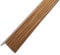 Dalsys Treppenkantenprofil selbstklebend 135cm x 25mm x 10mm aus Aluminium, Bodenprofil für Treppenwinkel Eiche
