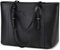 VASCHY Borsa Donna, Tote Bag Borse Donna Lavoro Borsa Tracolla Donna Elegante Borse a Mano Donna per PC 15.6 Pollici Borsa a Spalla Tracolla Borsa Shopping Grande Capacità Ufficio Scuola Nero