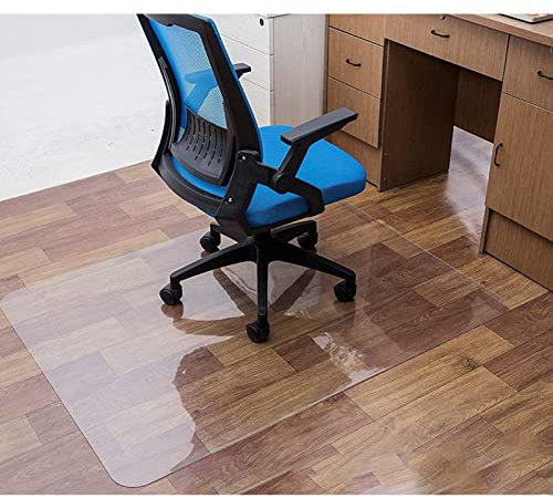 Tappetini per Sedie da Ufficio,PVC Tappeto Salvapavimento Antiscivolo Tappetino Trasparente,Tappeto Salvapavimento per Parquet,per Tappetino Pavimenti Duri/Piastrelle (1.5mm,60x120cm/23.6x47.2in)