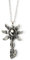 WJJKG Spiel Resident Evil 8 Abzeichen Tribal des umweltschonenden Dorfes Eaves Flying Eagle Logo Halskette Prop Collection, Baumwolle