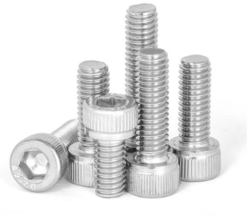 304 Edelstahl-Innensechskantschrauben, Tellerkopfschrauben, Zylinderkopfschrauben, Gewindedurchmesser 20 Mm, Gewindelänge 40-150 Mm,M20*55mm*1St