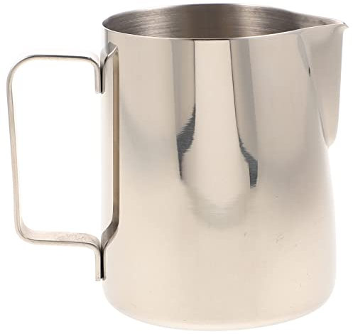 BESTonZON Multi-funktionaler Milchaufschäumer Aus Edelstahl Ergonomisches Design Mit Schmalem Ausguss Für Kaffee Cappuccino Und Latte Art Spülmaschinenfest Und Elegant