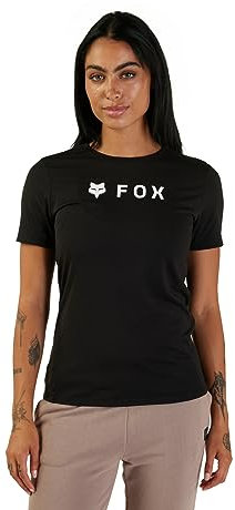 Fox Racing W Absolute Ss Tech Tee Windbreaker Damen, Schwarz, M