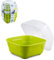 Thermohauser GoodBowl Tiny XL, 5er Set, Mehrweg Essensbehälter, 550 ml, To Go Lunchboxen, mikrowellengeeignet, lime