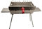 Mangal Edelstahl 2 mm Schaschlickgrill Set mit Spießdreher und Spieße