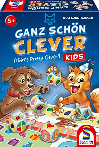 Schmidt Ganz schön Clever Kids Würfelspiel, ab 5 Jahren, 2-4 Spieler, 15 Minuten Spieldauer