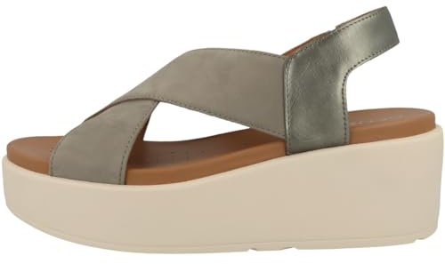 Geox Sandalo da donna D XAND 2.2S B Wedge, SAGE, 39 EU, salvia, 39 EU