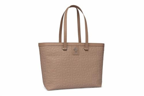 Replay Damen Tote Bag Tasche Mittelgroß, Dirty Pale Beige 074 (Beige), Onesize