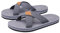 Harssidanzar Men's Cross Slide Sandals Slip on Comfortable Lightweight Summer Slipper Shoes For Indoor and Outdoor Quick-Dry KM229UK,Gray,Size 11